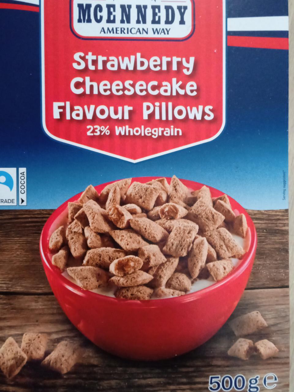 Fotografie - strawberry cheesecake flavour pillows McEnnedy