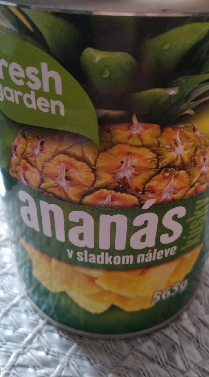 Fotografie - ananás v sladkom náleve fresh garden