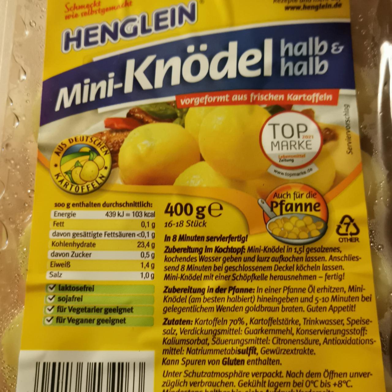 Fotografie - Mini-Knödel halb & halb Henglein