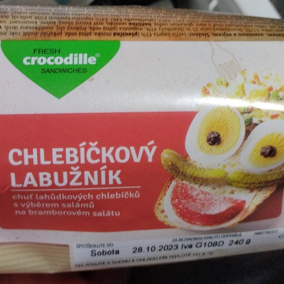 Fotografie - bageta chlebíčkový labužník Crocodille