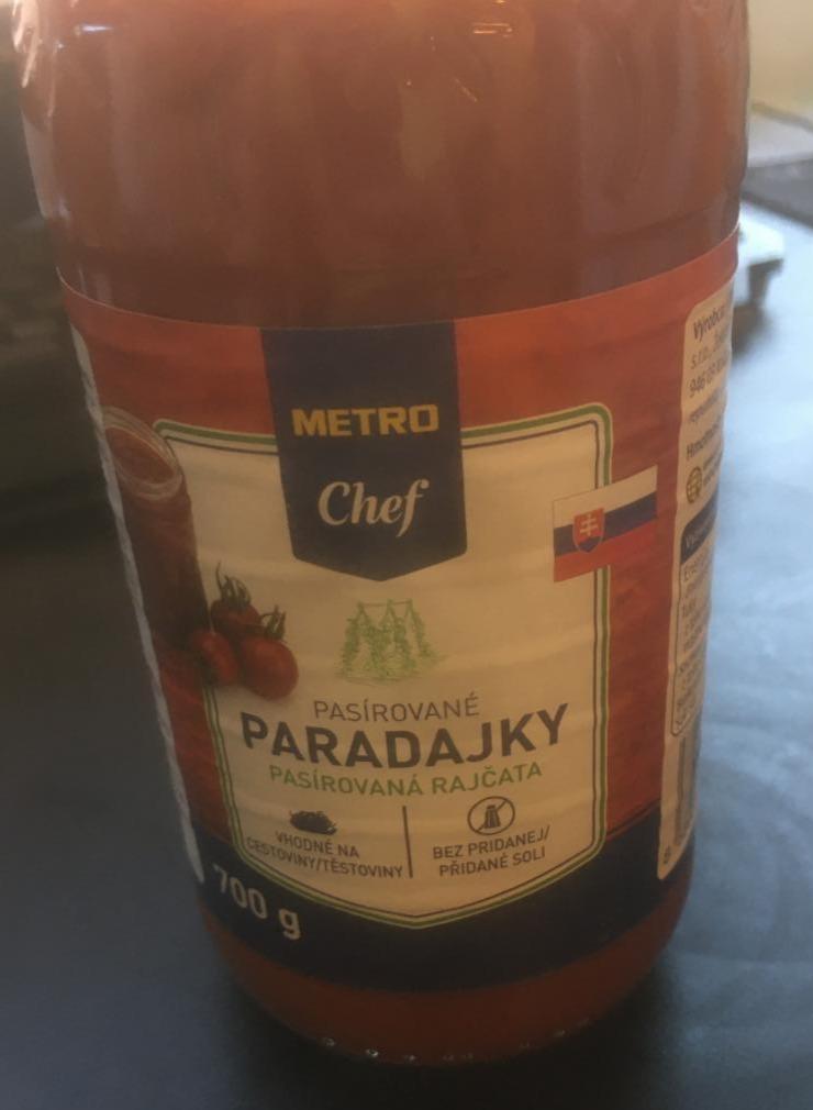 Fotografie - Pasirovane paradajky Metro Chef