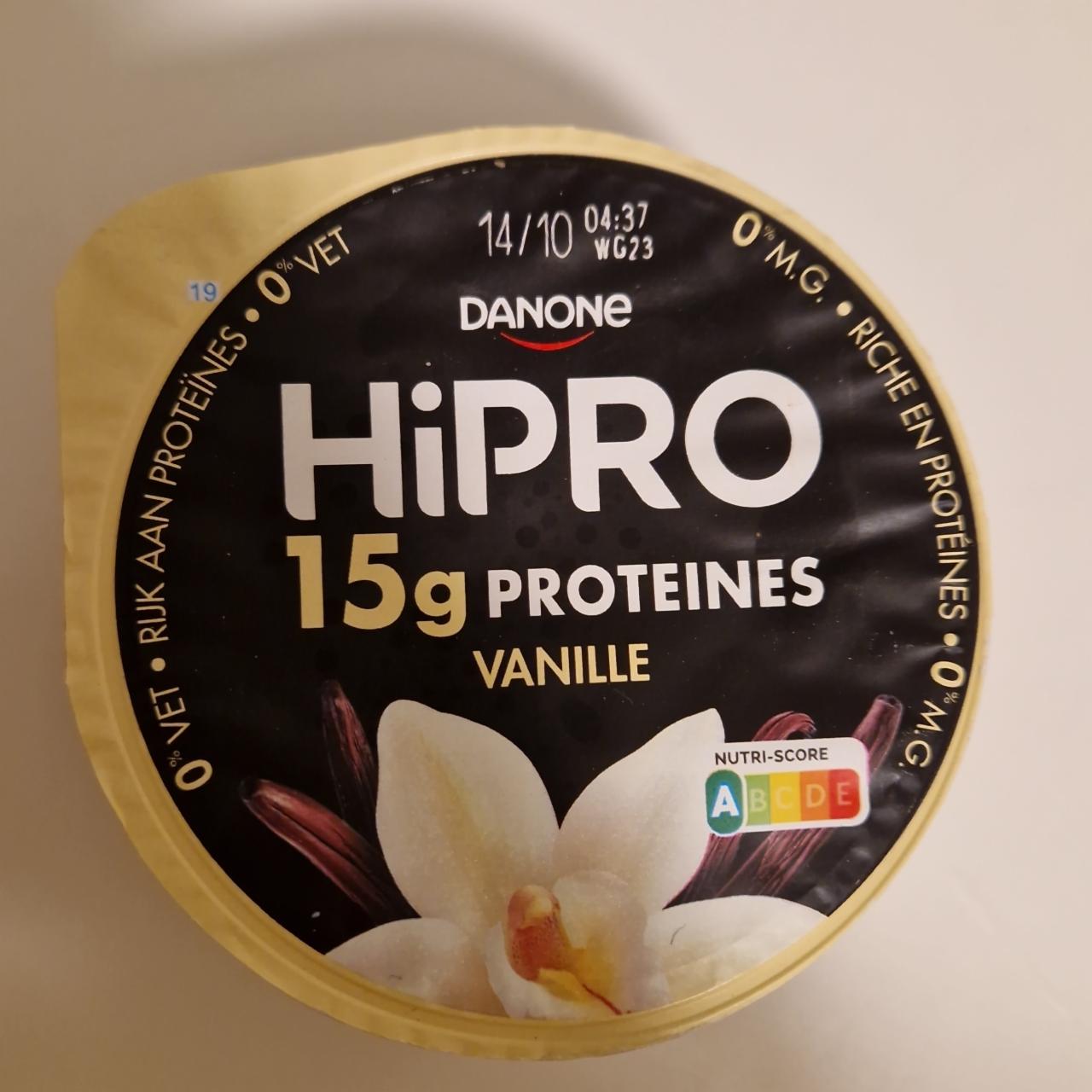 Fotografie - HiPro 15g proteines vanilla flavour Danone