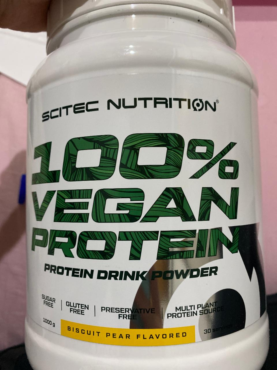 Fotografie - 100% Vegan Protein Biscuit Pear flavored Scitec Nutrition