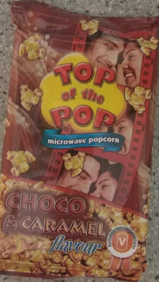 Fotografie - Microwave popcorn Choco & Caramel flavour Top of The Pop