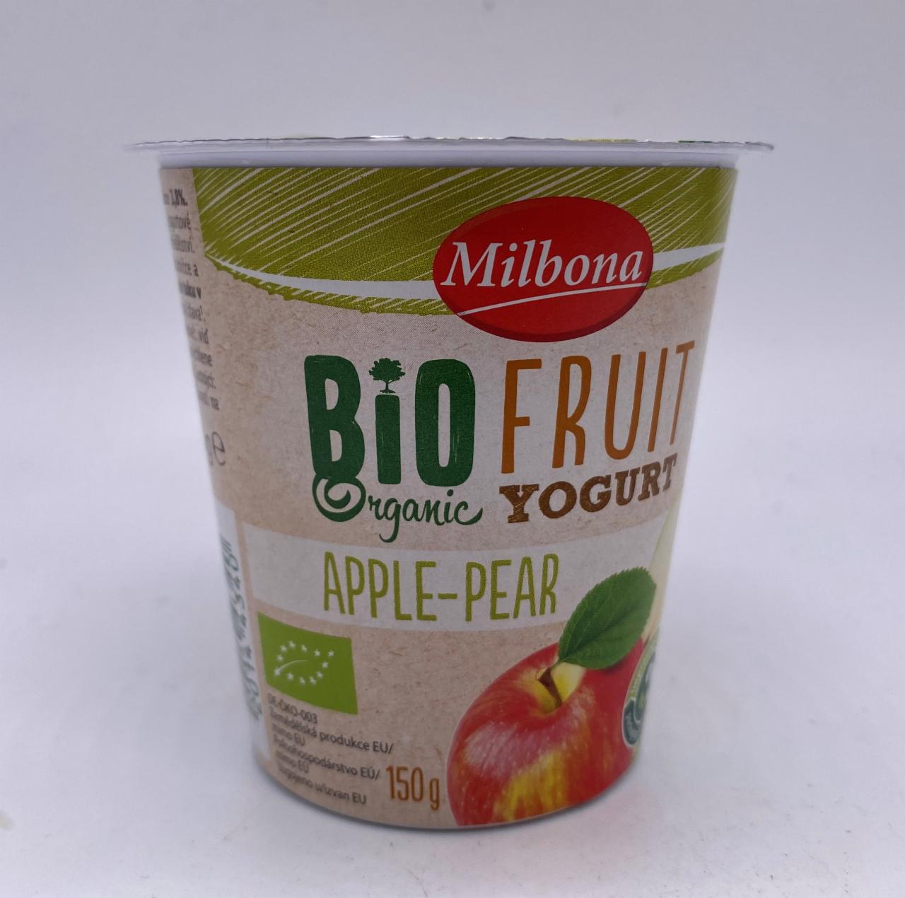 Fotografie - Bio jogurt apple pear Biotrend