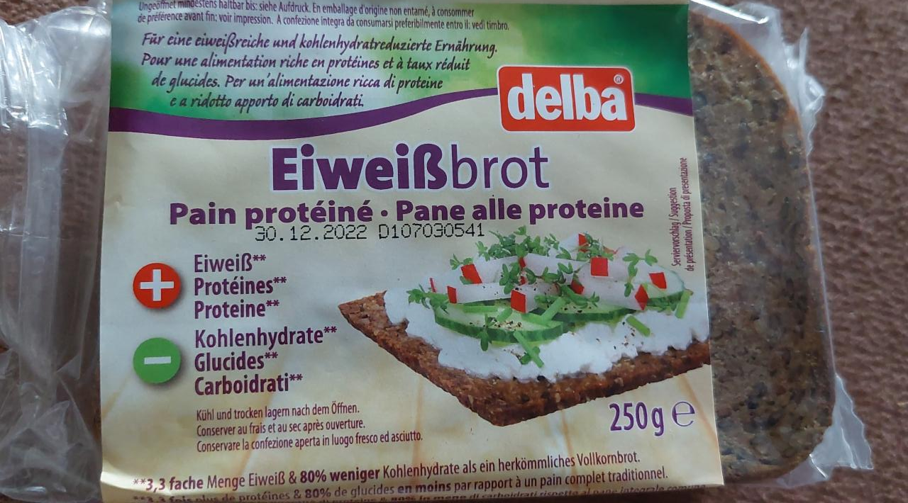 Fotografie - Eiweißbrot delba