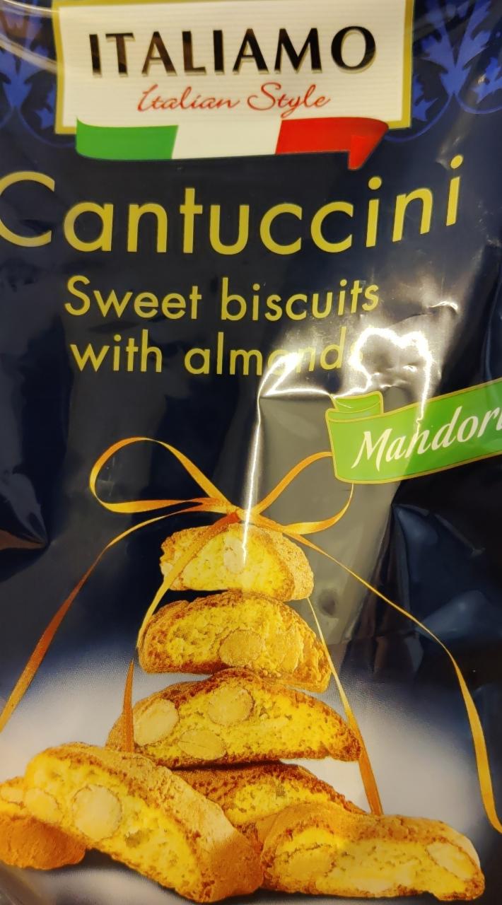 kalórie, nutričné Italiamo a hodnoty Cantuccini with Sweet - kJ biscuits almond