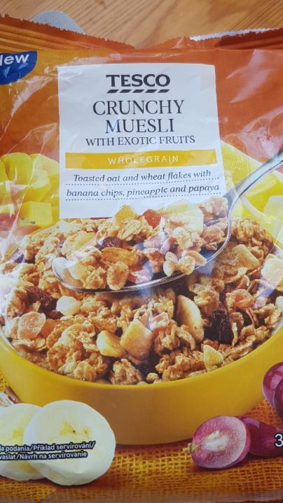 Fotografie - Crunchy Muesli with Exotic Fruits Tesco