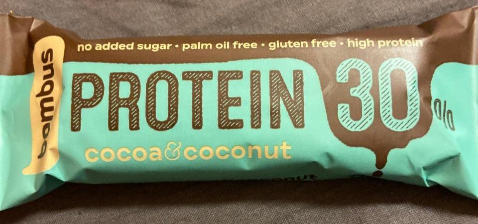 Fotografie - Protein 30% Cocoa & Coconut Bombus