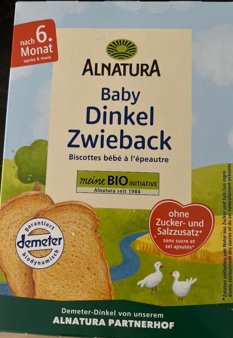 Fotografie - Baby Dinkel Zwieback Alnatura