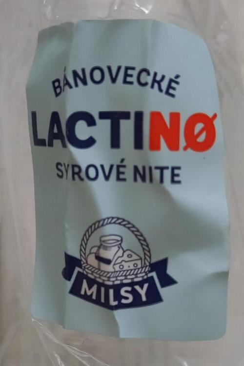 Fotografie - LactiNo Bánovecké syrové nite neúdené Milsy