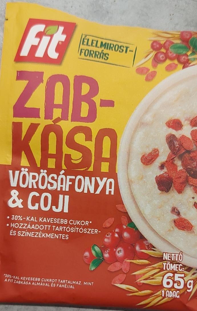 Fotografie - Fit zabkása vörösáfonya & goji