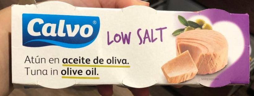 Fotografie - Calvo Tuna in olive oil Low salt