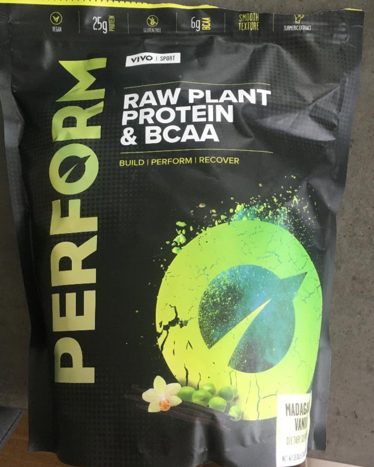 Fotografie - Raw Plant Protein & BCAA Madagacan Vanilla