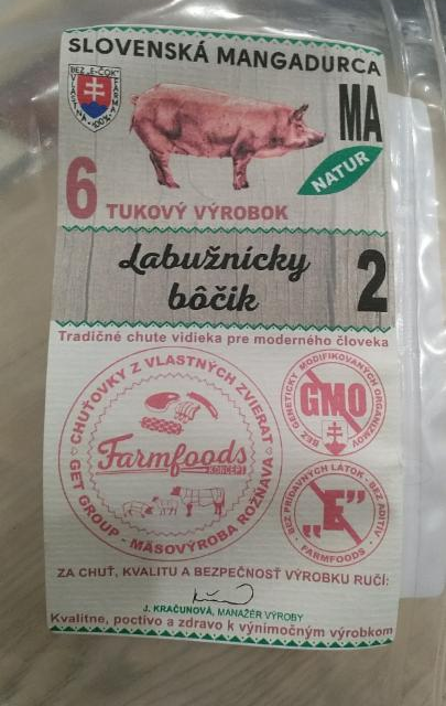 Fotografie - farmfoods bôčik mangadurca