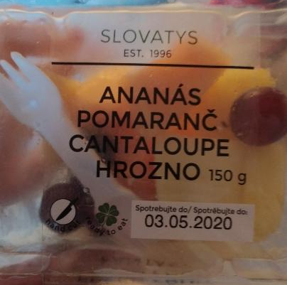 Fotografie - Slovatys ananás pomaranč cantaloupe hrozno