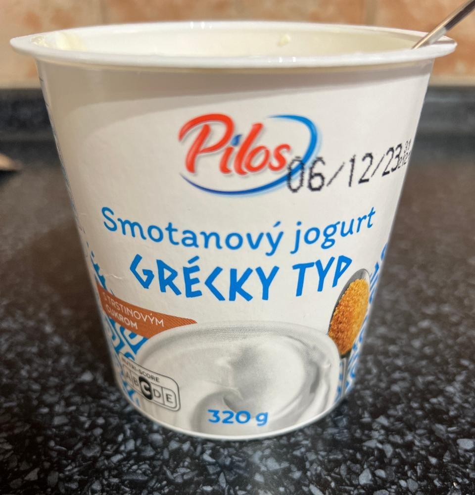 Fotografie - Smotanový jogurt Grécky typ s trstinovým cukrom Pilos