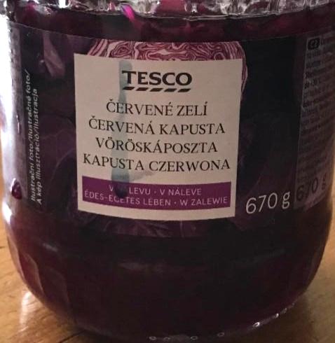 Fotografie - červená kapusta Tesco