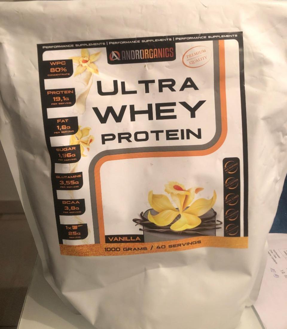 Fotografie - Ultra Whey Protein Vanilla Androrganics