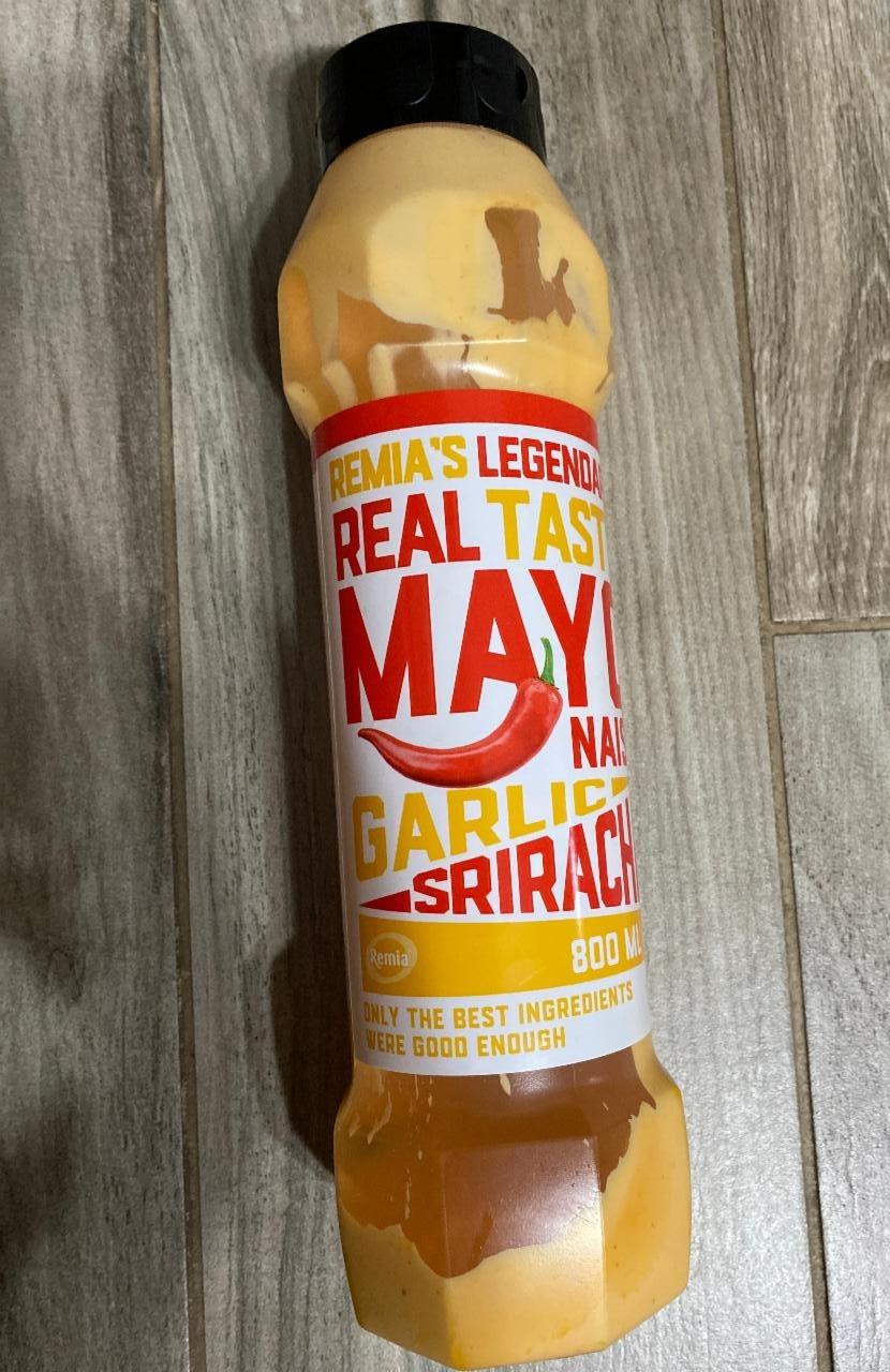 Fotografie - Real tasty mayonaise garlic sriracha Remia's Legendary
