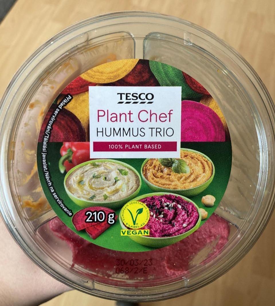 Fotografie - Plant Chef Hummus Trio Tesco