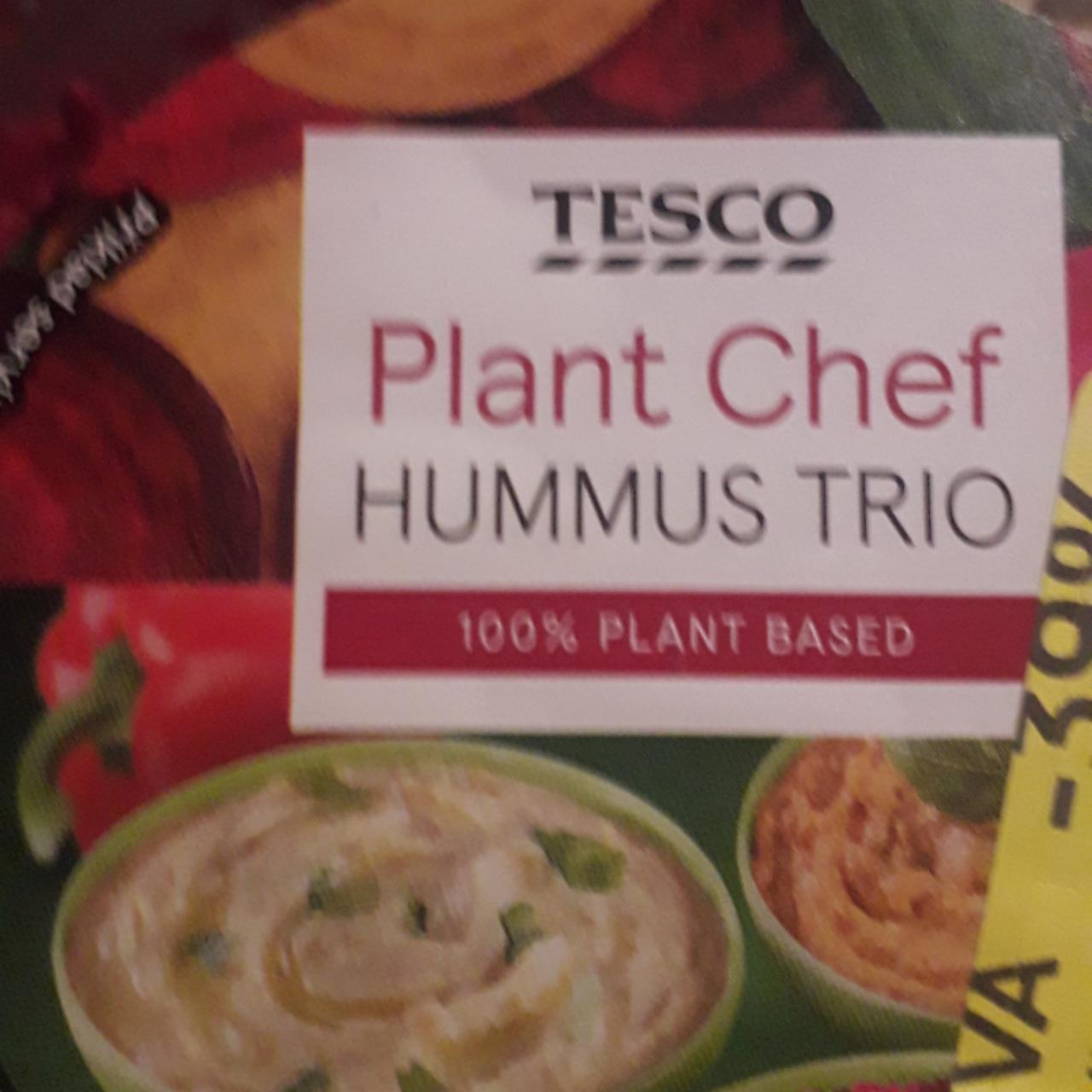 Fotografie - Plant Chef Hummus Trio Tesco