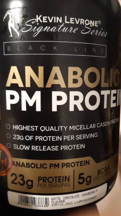 Fotografie - Anabolic PM Protein White Chocolate Cranberry Flavour Kevin Levrone