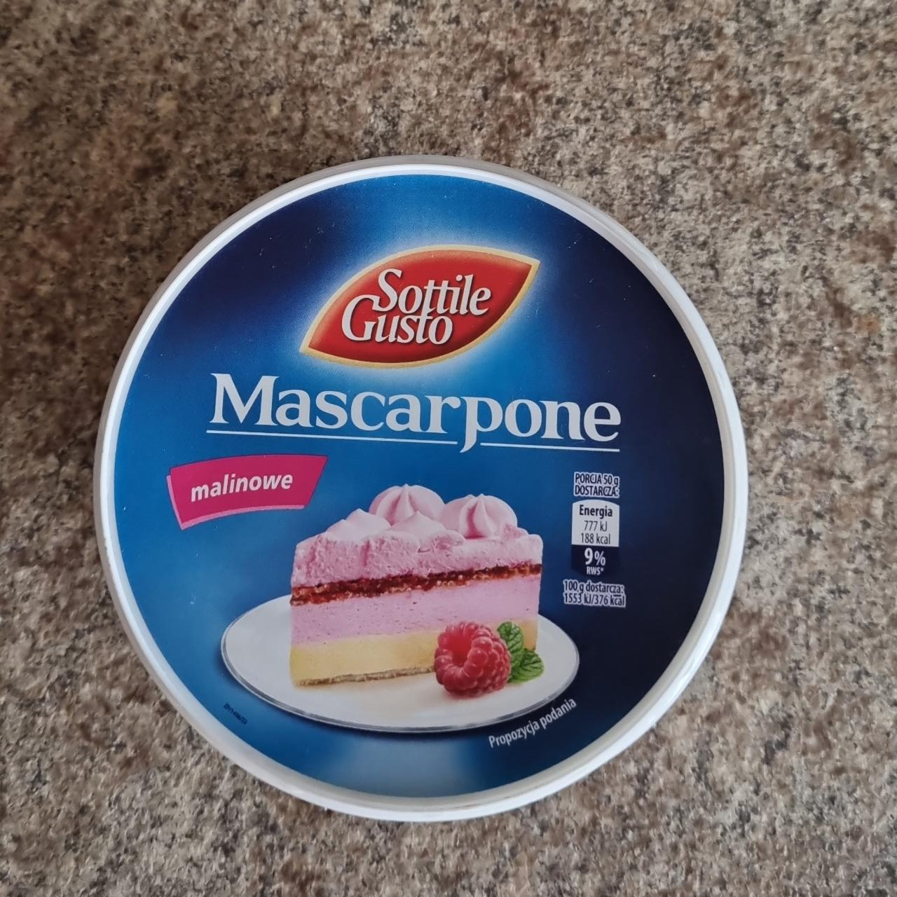 Fotografie - Mascarpone malinowe Sottile Gusto