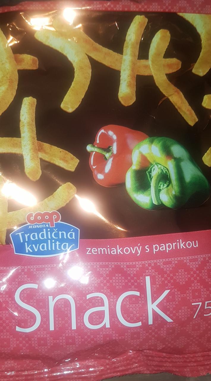 Fotografie - Snack zemiakový s paprikou Coop Tradičná kvalita