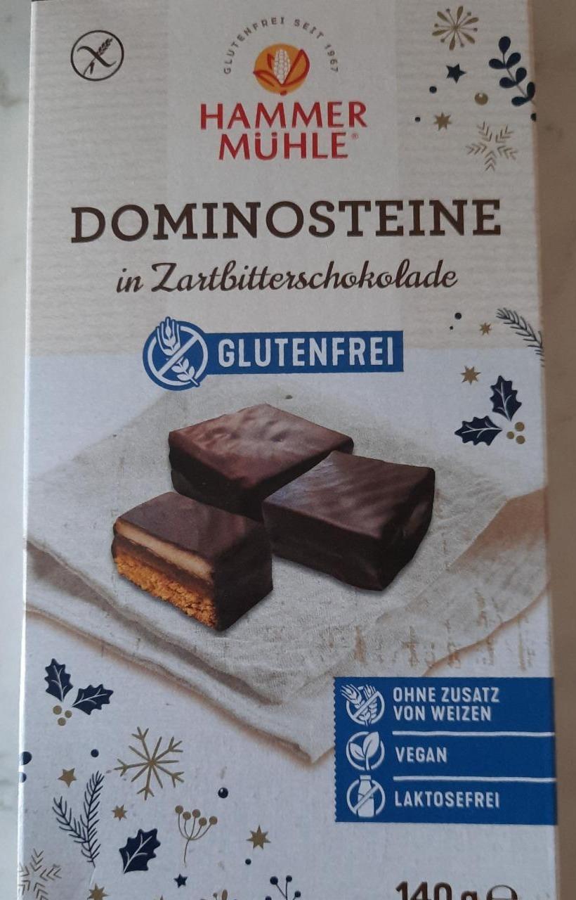 Fotografie - Dominosteine mit Zartbitterschokolade Hammer Mühle