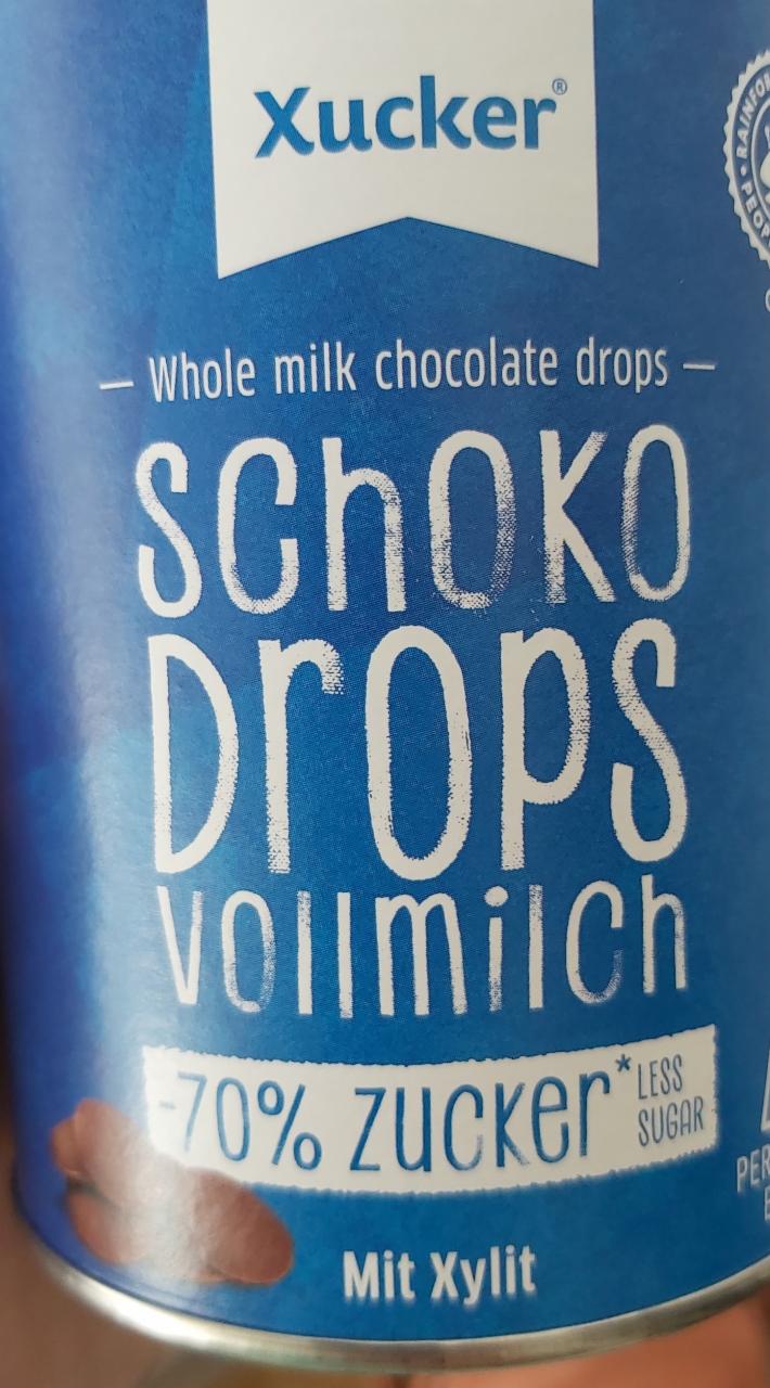 Fotografie - Xucker Schoko drops Vollmilch