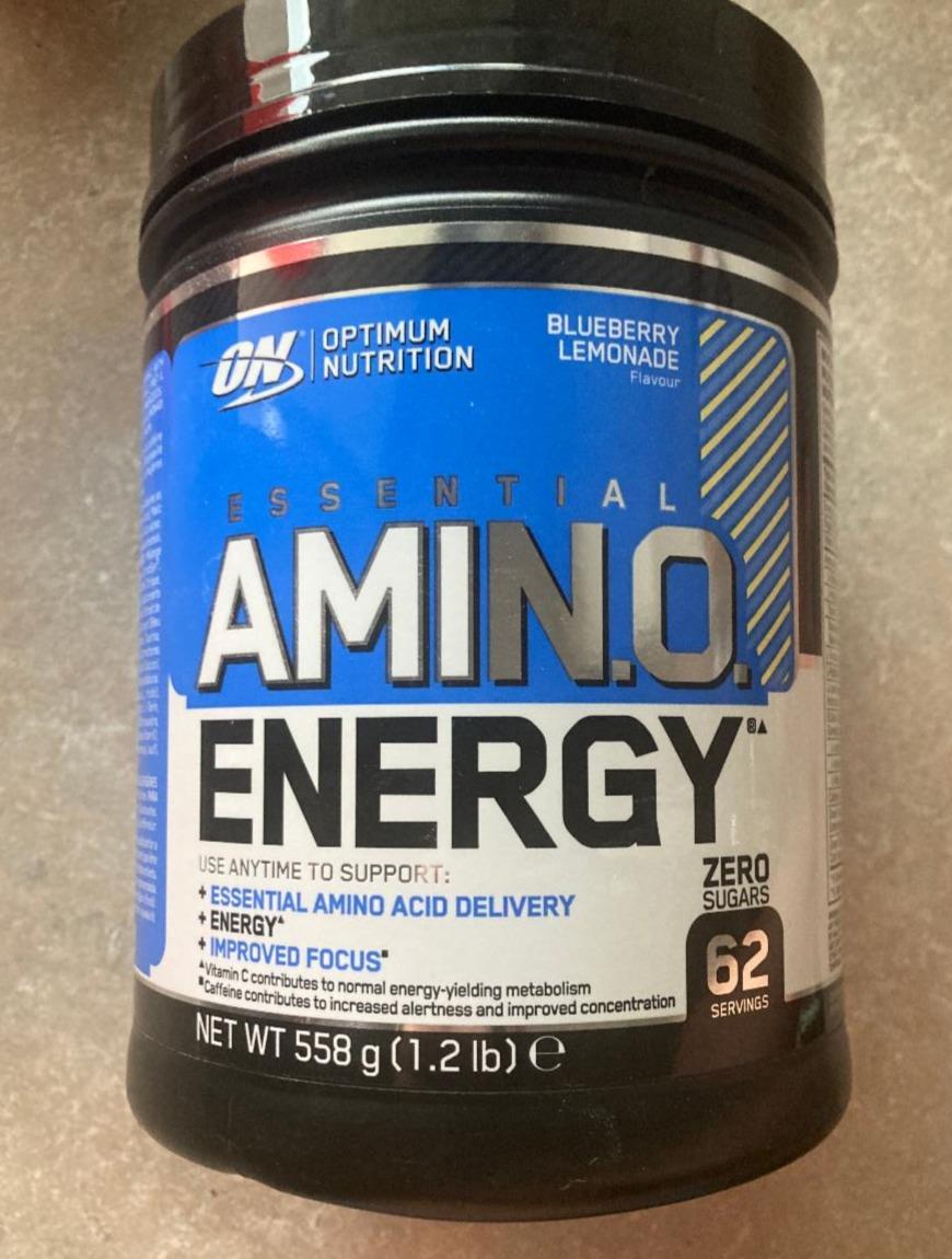 Fotografie - Essential Amino Energy Blueberry lemonade flavour