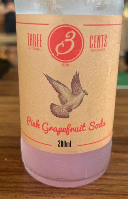 Fotografie - Pink Grapefruit Soda Three Cents