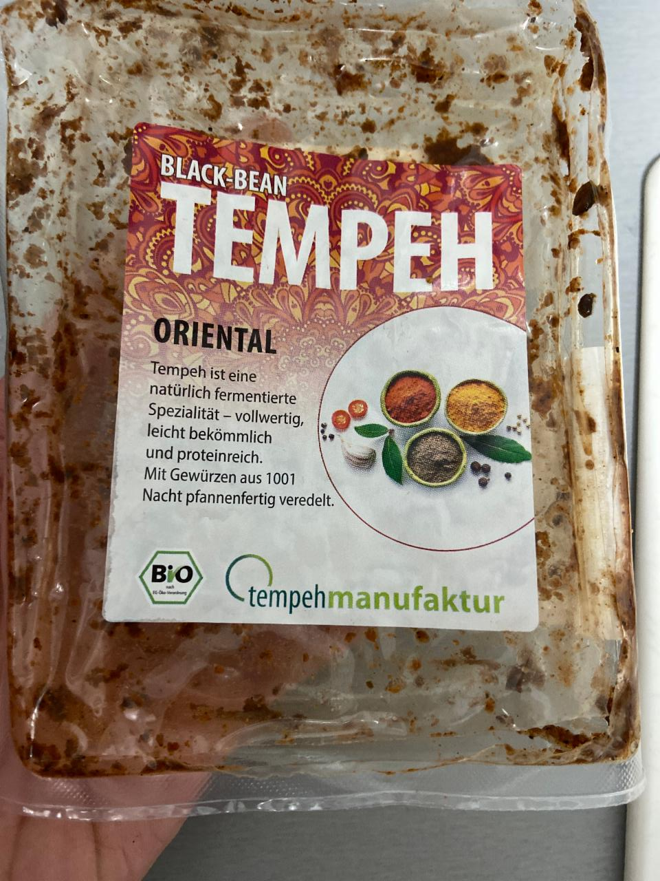 Fotografie - Tempeh z ciernej fazule - orient