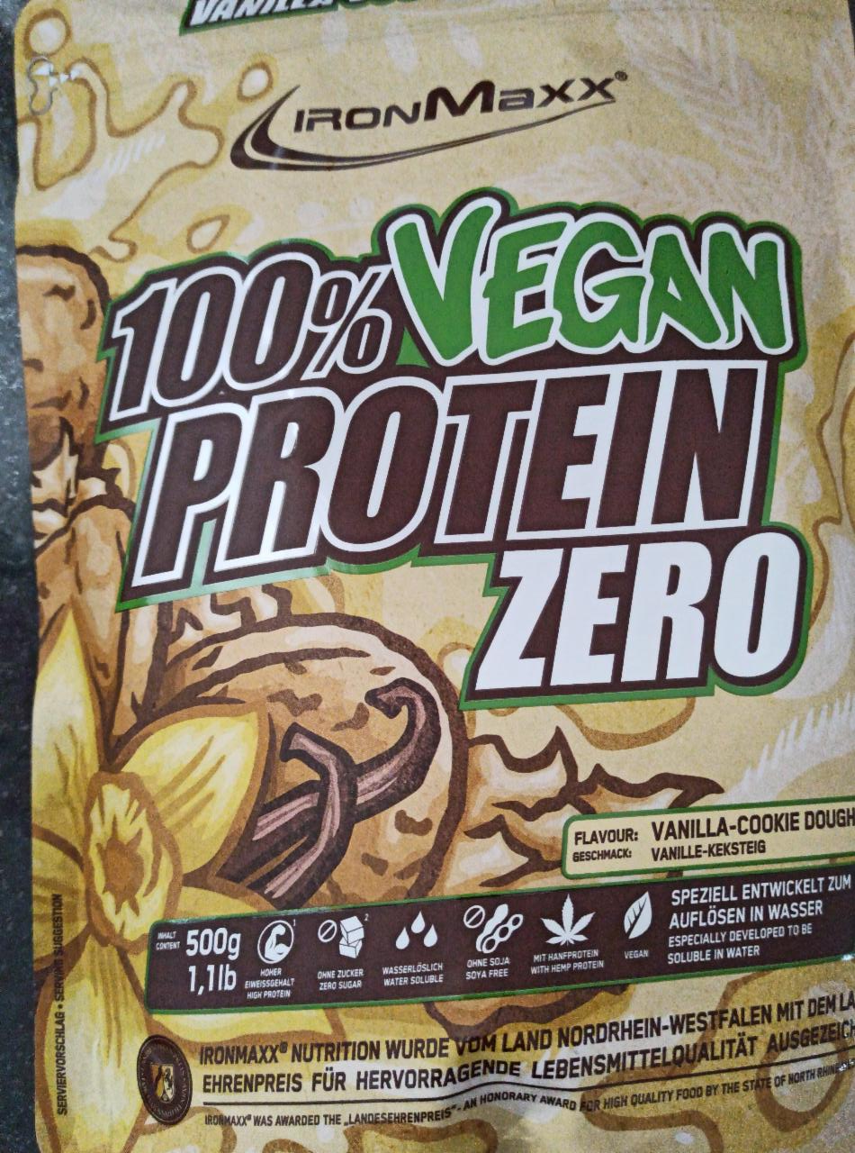 Fotografie - 100% vegan protein zero iron maxx vanilla cookie dough
