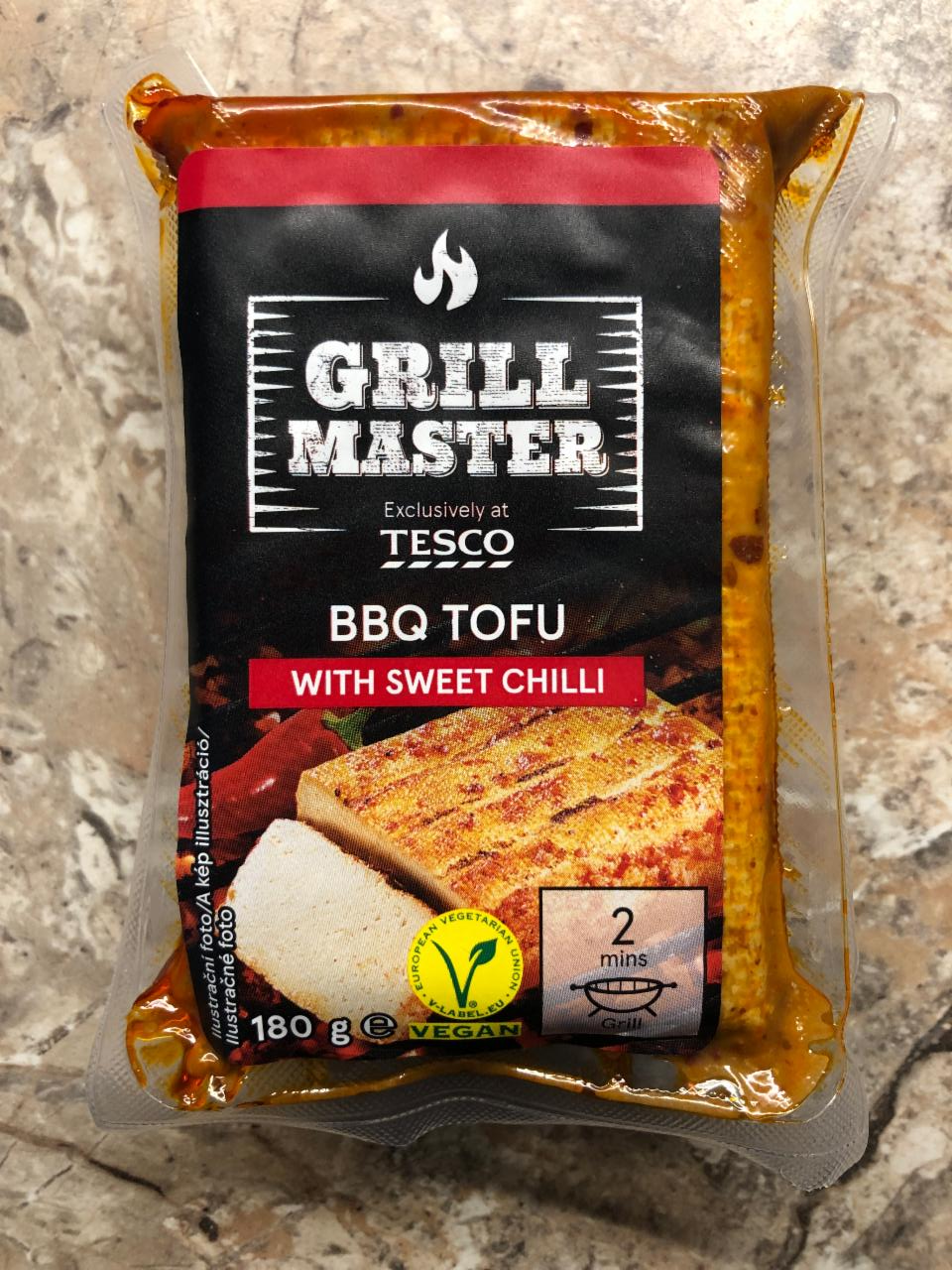 Fotografie - BBQ Tofu with sweet chilli Grill Master Tesco