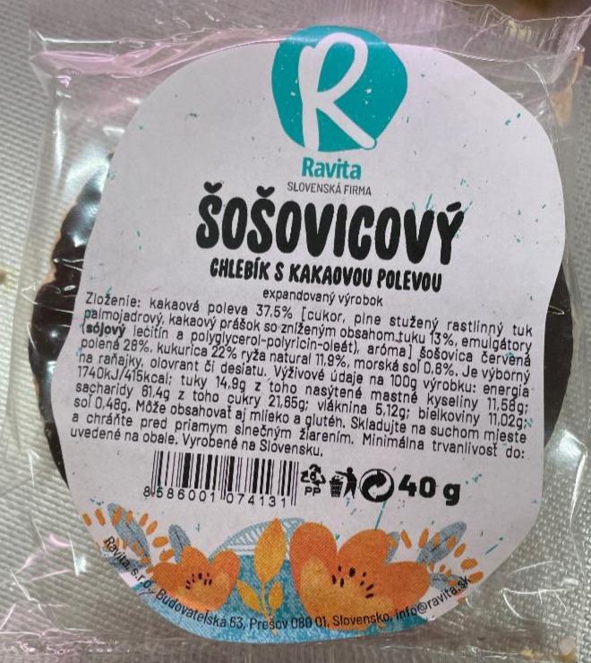 Fotografie - Šošovicový chlebík s kakaovou polevou Ravita