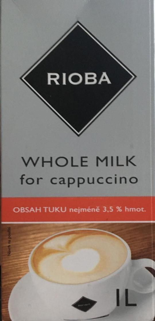 Fotografie - Rioba whole milk for cappuccino