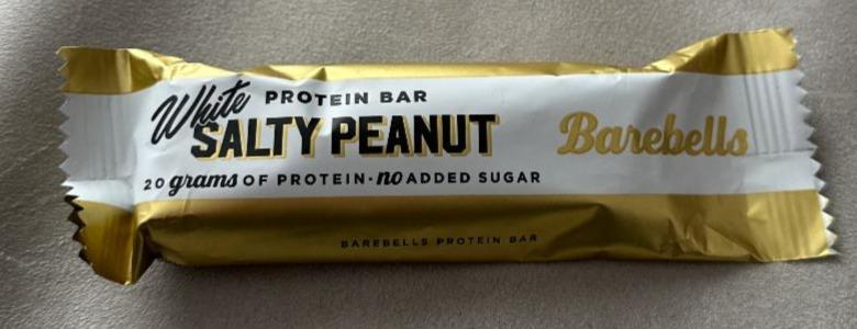 Fotografie - White Salty Peanut Protein Bar Barebells