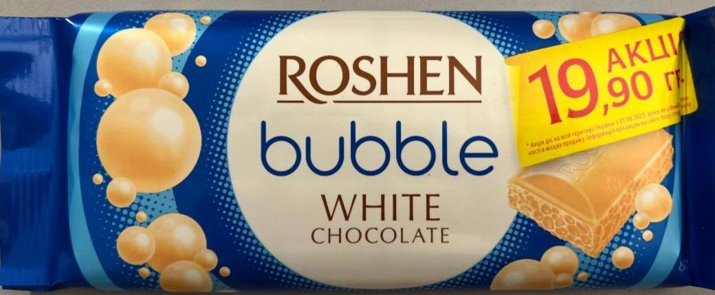 Fotografie - White bubble chocolate Roshen