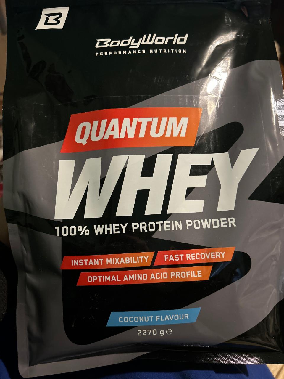 Fotografie - Quantum Whey Protein Powder Coconut Flavour BodyWorld
