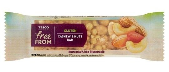 Fotografie - Cashew & nuts bar Tesco free From