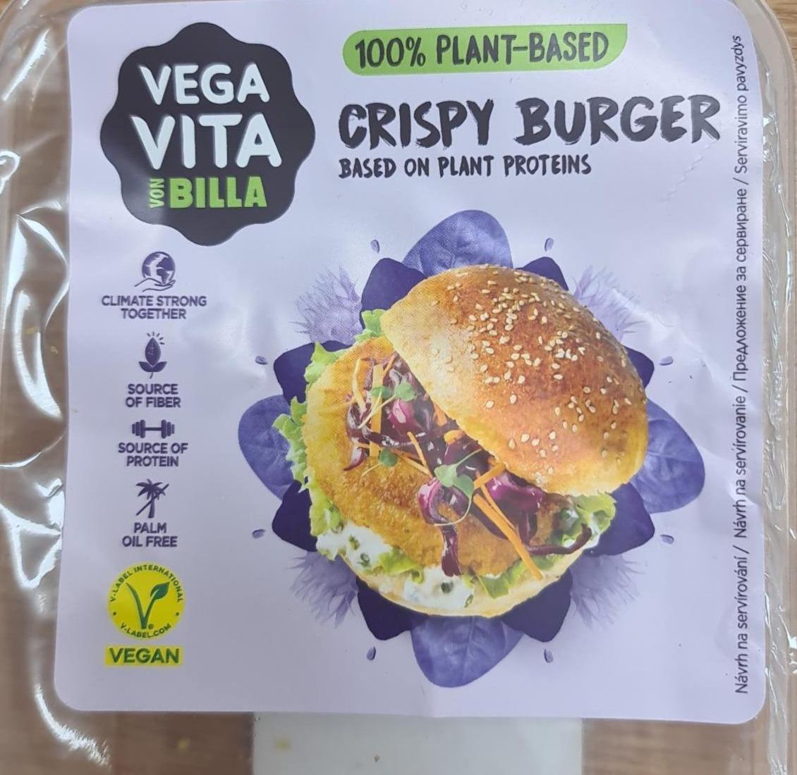 Fotografie - Crispy burger based on plant proteins Vega Vita von Billa