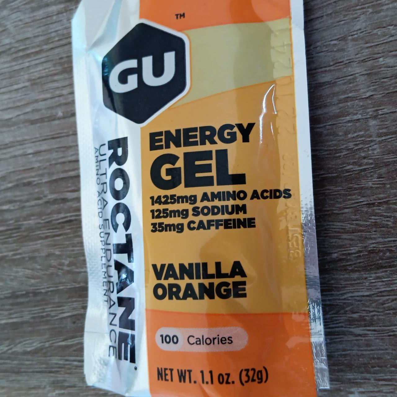 Fotografie - Roctane Energy Gel Vanilla Orange GU