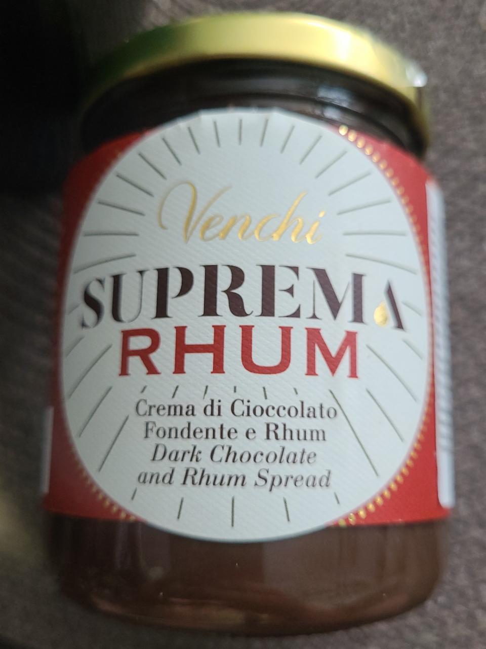 Fotografie - Suprema Rhum Crema di Cioccolato Venchi