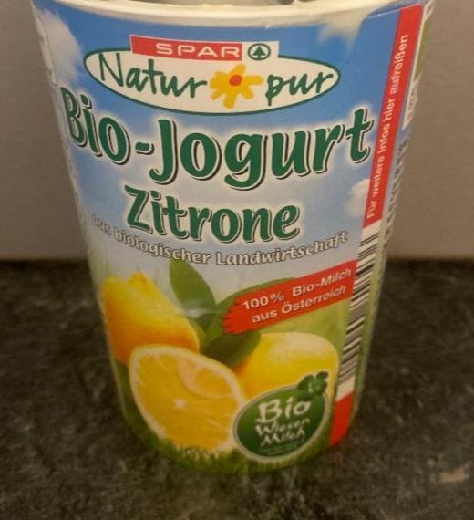 Fotografie - Bio-Jogurt Zitrone Spar Natur pur