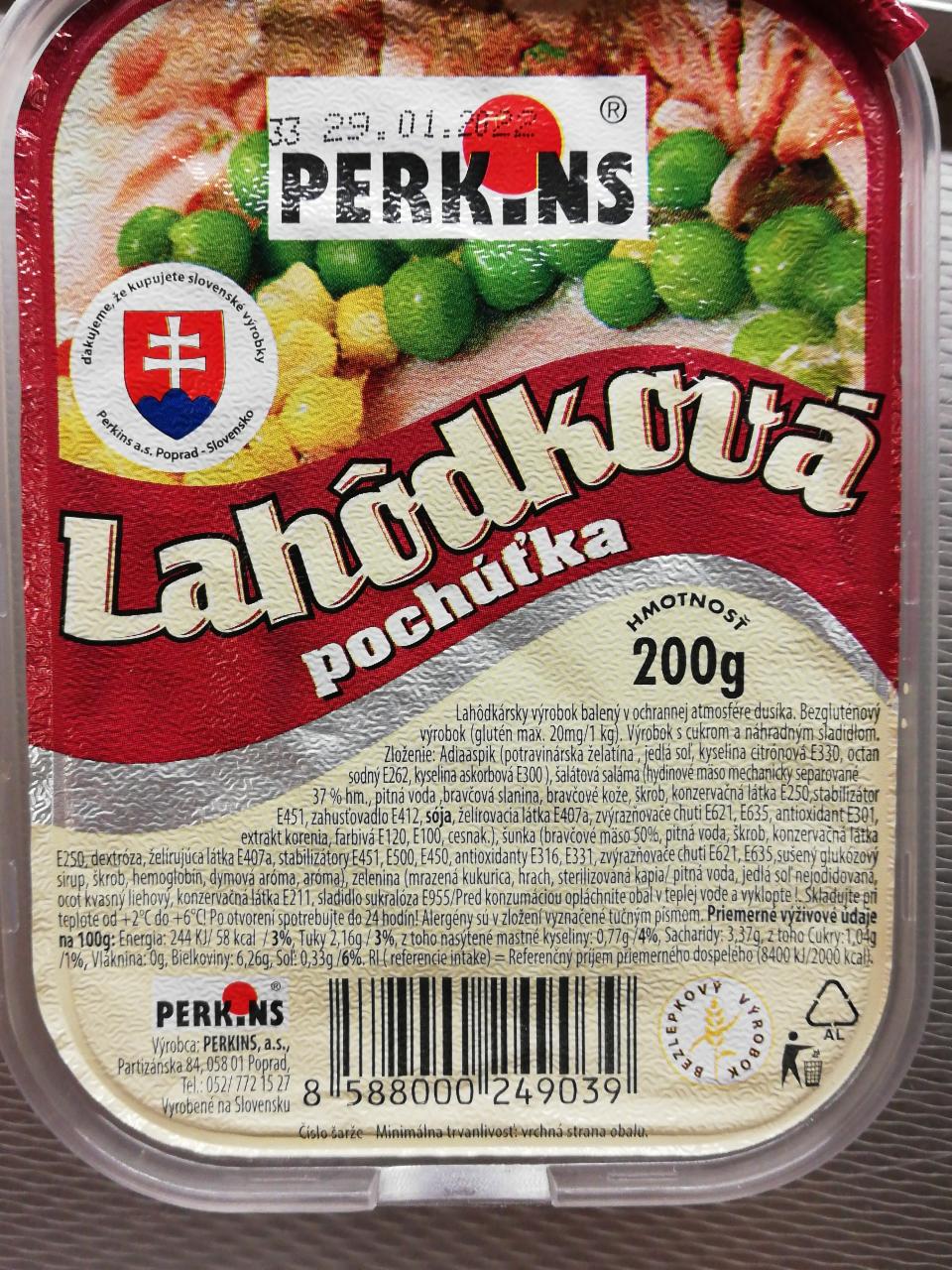 Fotografie - Lahôdková pochúťka Perkins