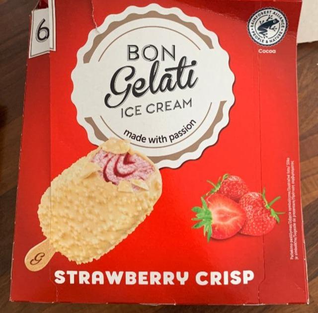 Fotografie - Strawberry crisp Bon Gelali Ice cream