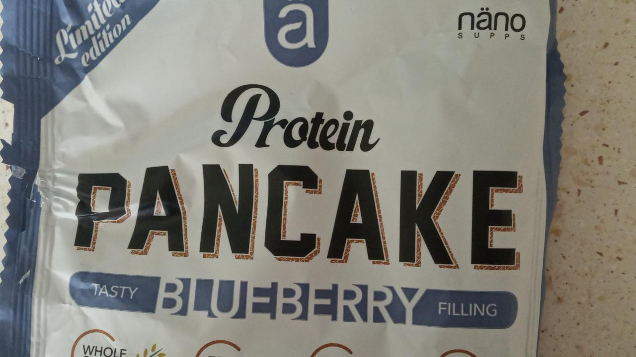 Fotografie - protein pancake blueberry Näno