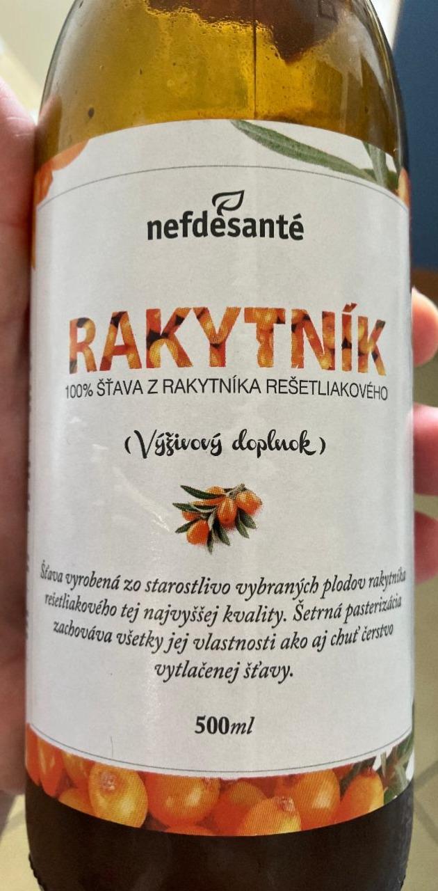 Fotografie - rakytník Nefdesanté